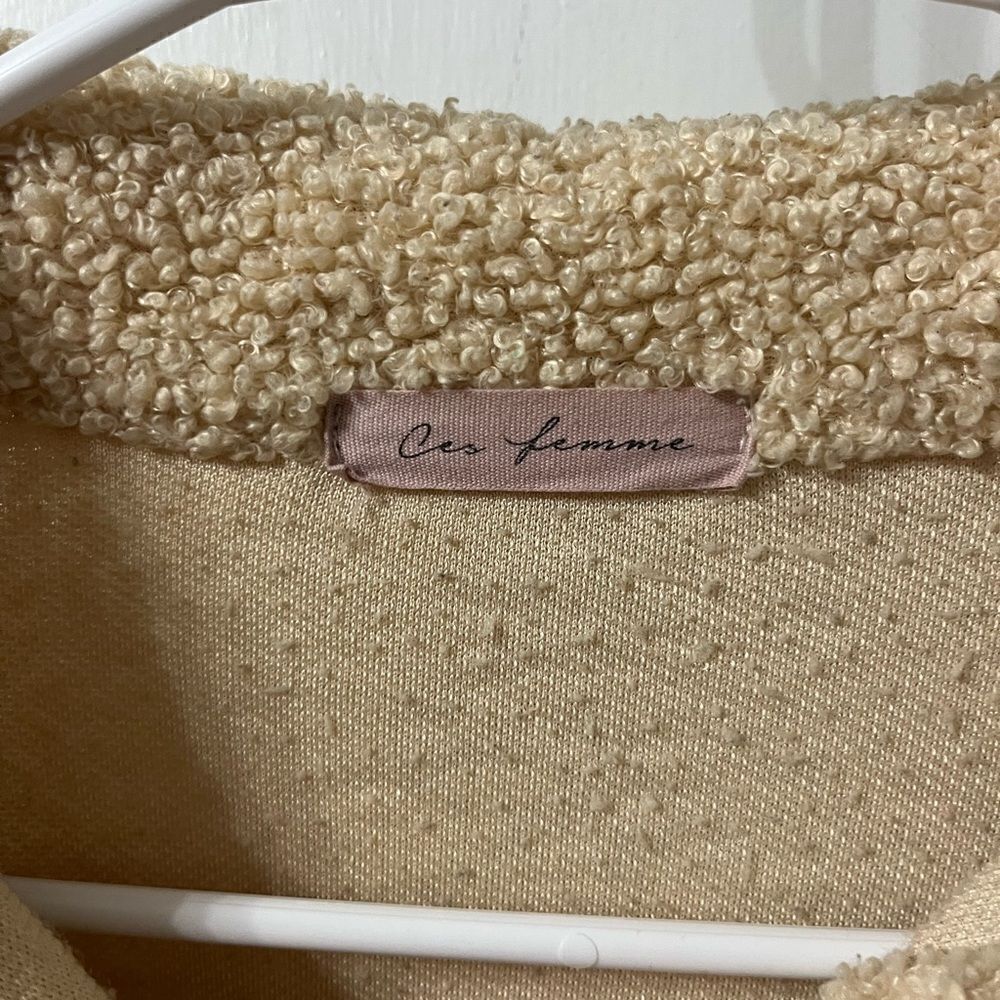 Teddy button up - Picture 3 of 4